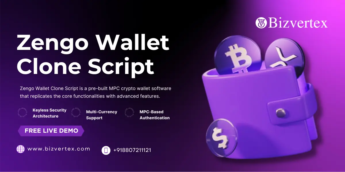 Zengo Wallet Clone Script - Launch MPC Crypto Wallet With Advanced Features
